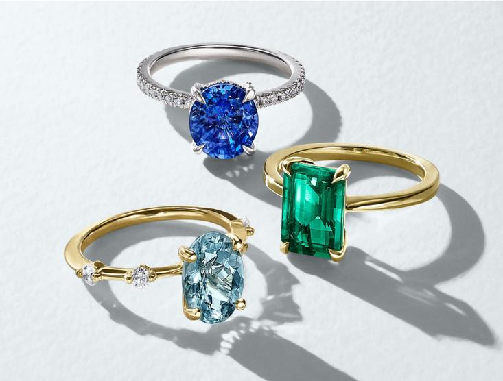 gemoiss simulated diamond ring