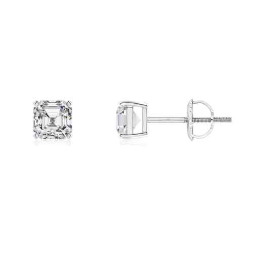 Full and Simple Cushion Moissanite Earrings