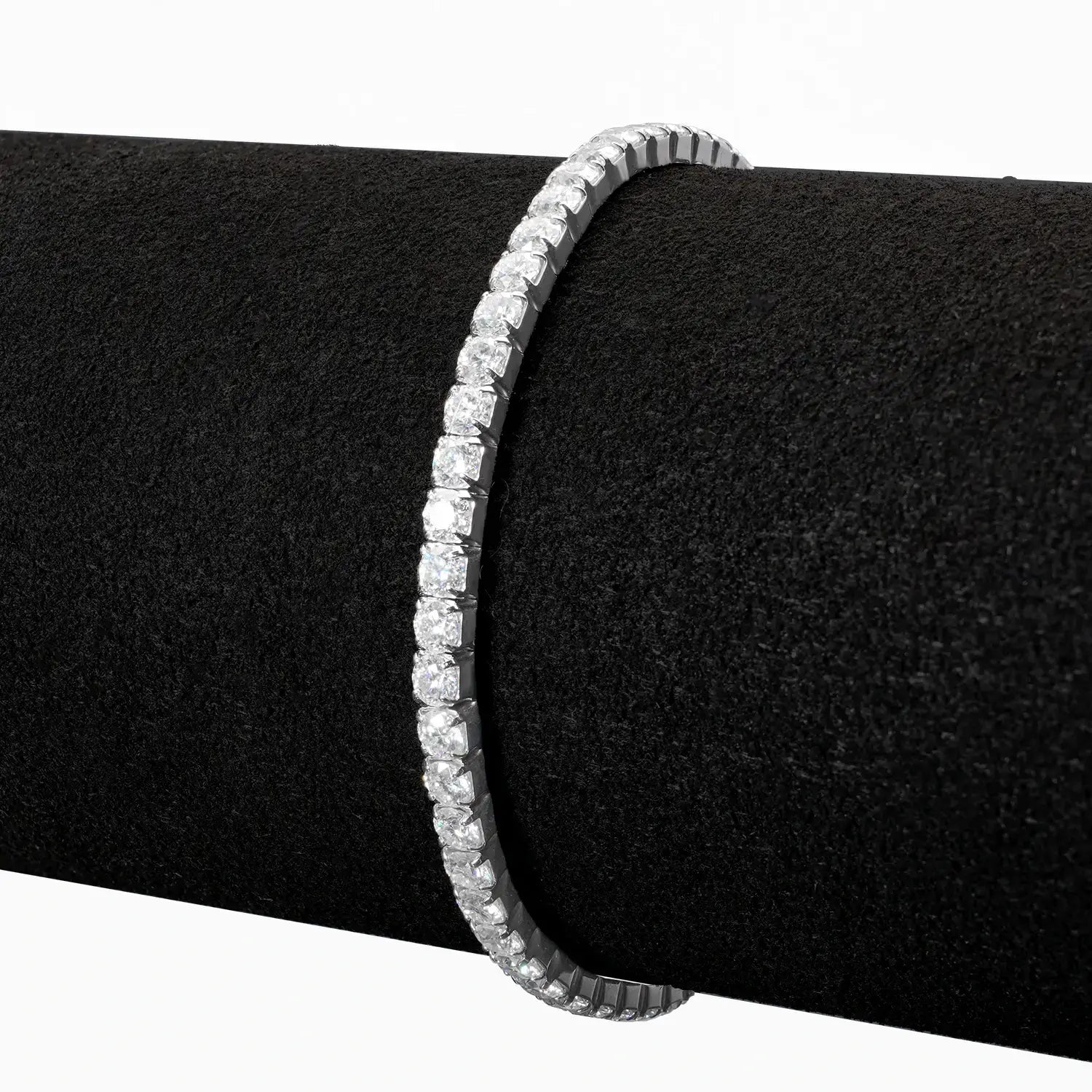 Moissanite Diamond Elastic Tennis Chain bracelet