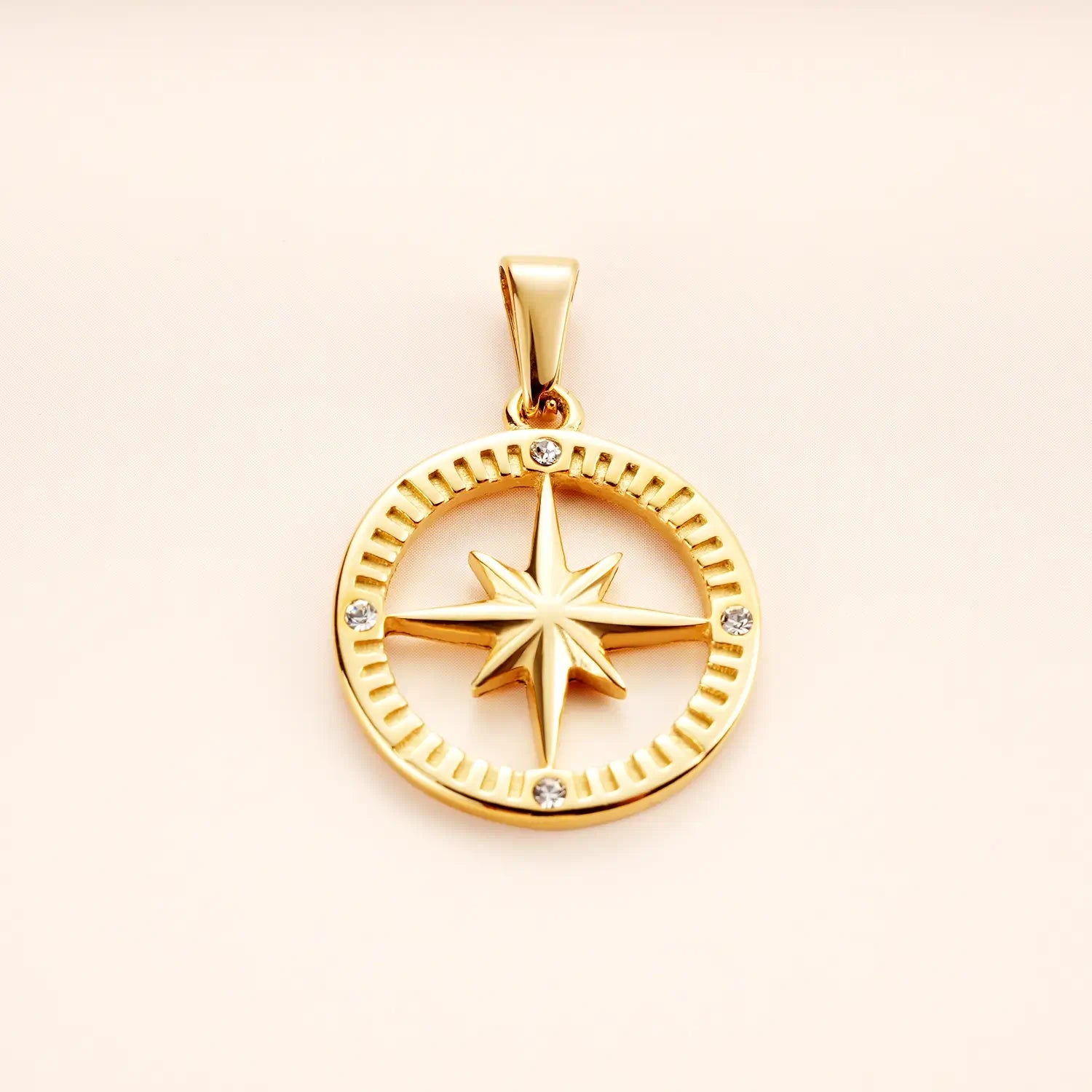 Gold Plated North Star Charm