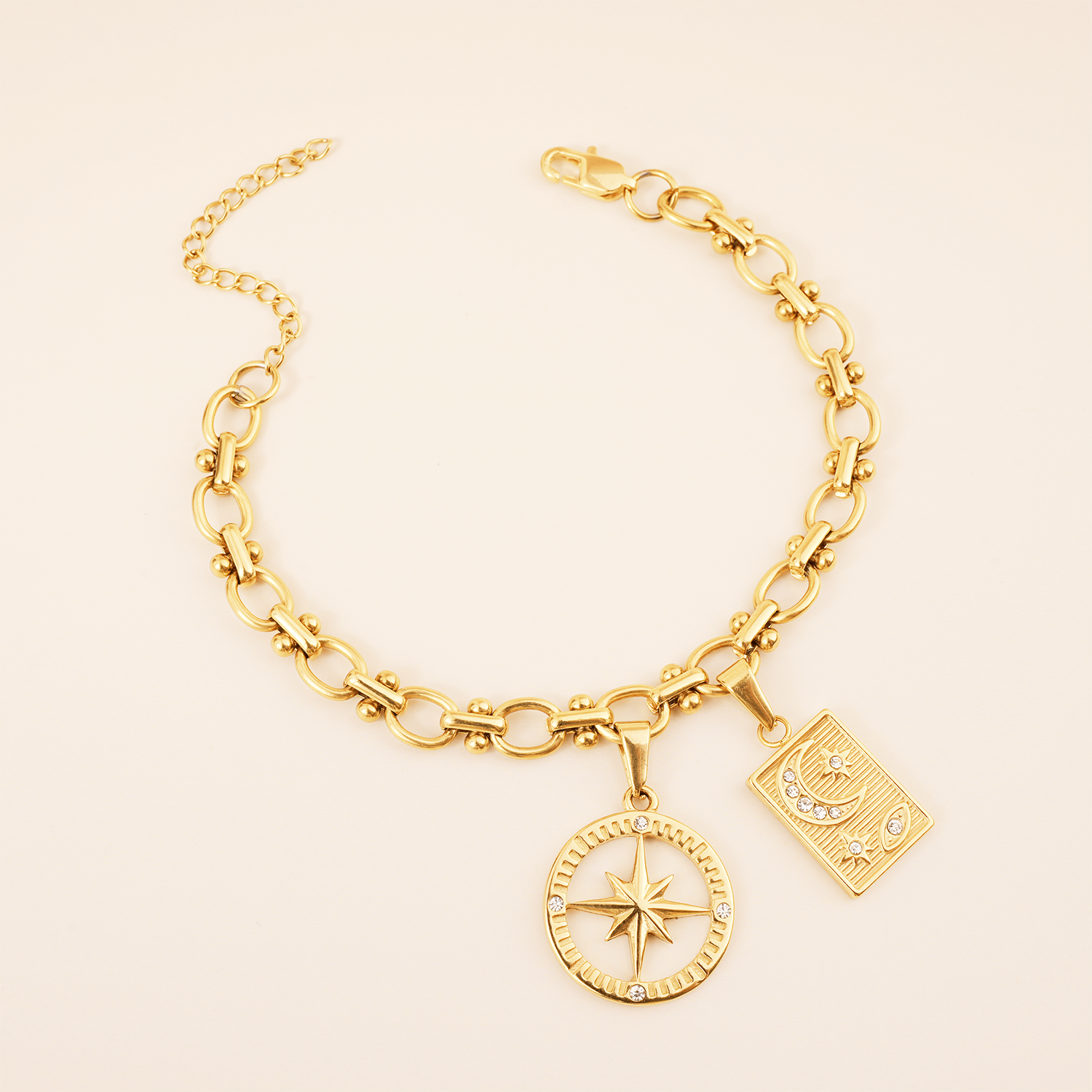 Gold Plated North Star Charm