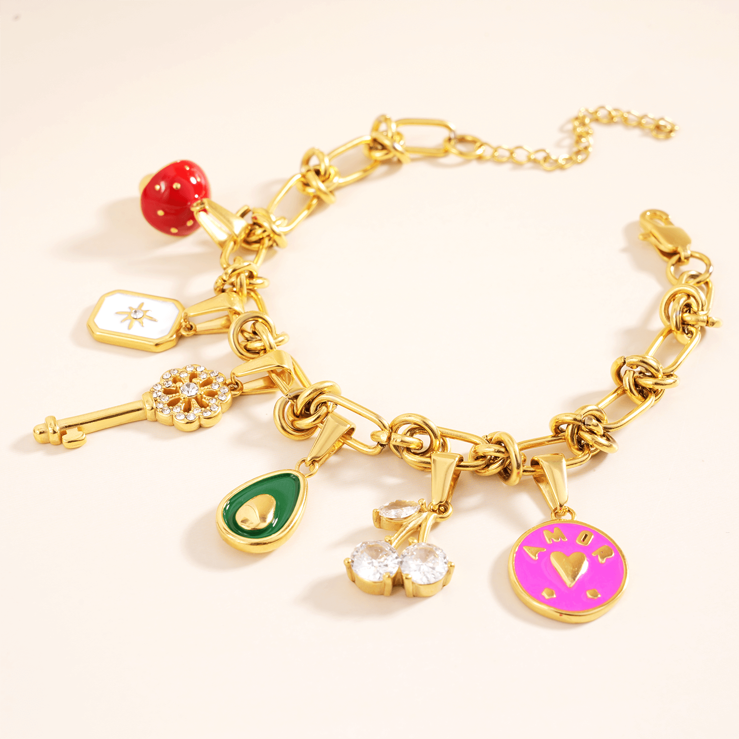 Boho Sun and Shell Charm