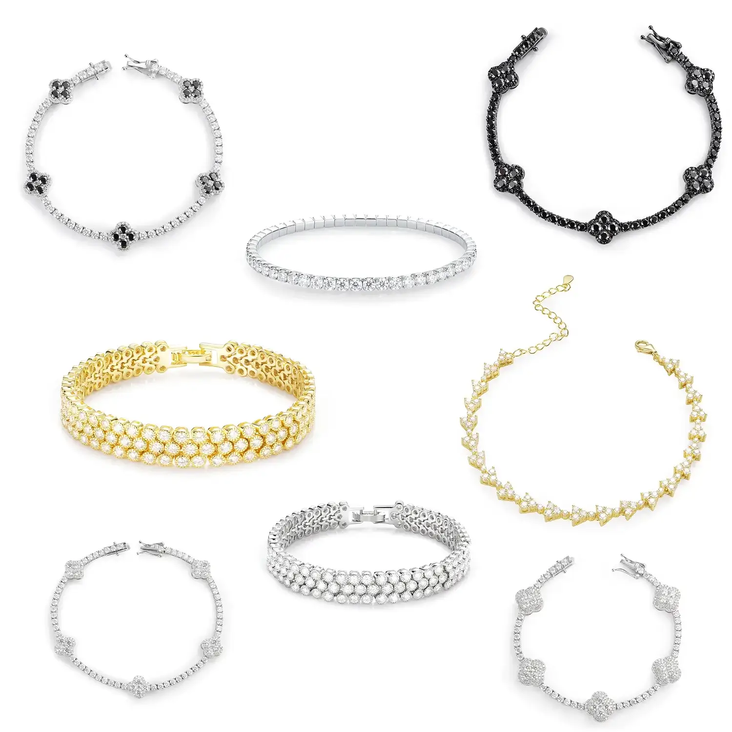 $169 Moissanite Mystery Box – Get Mix 2 Bracelets