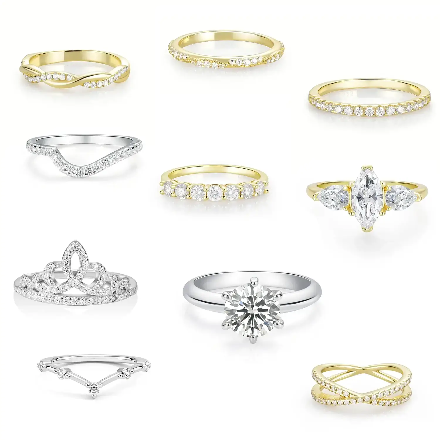 $139 Moissanite Mystery Box – Get Mix 2 Rings