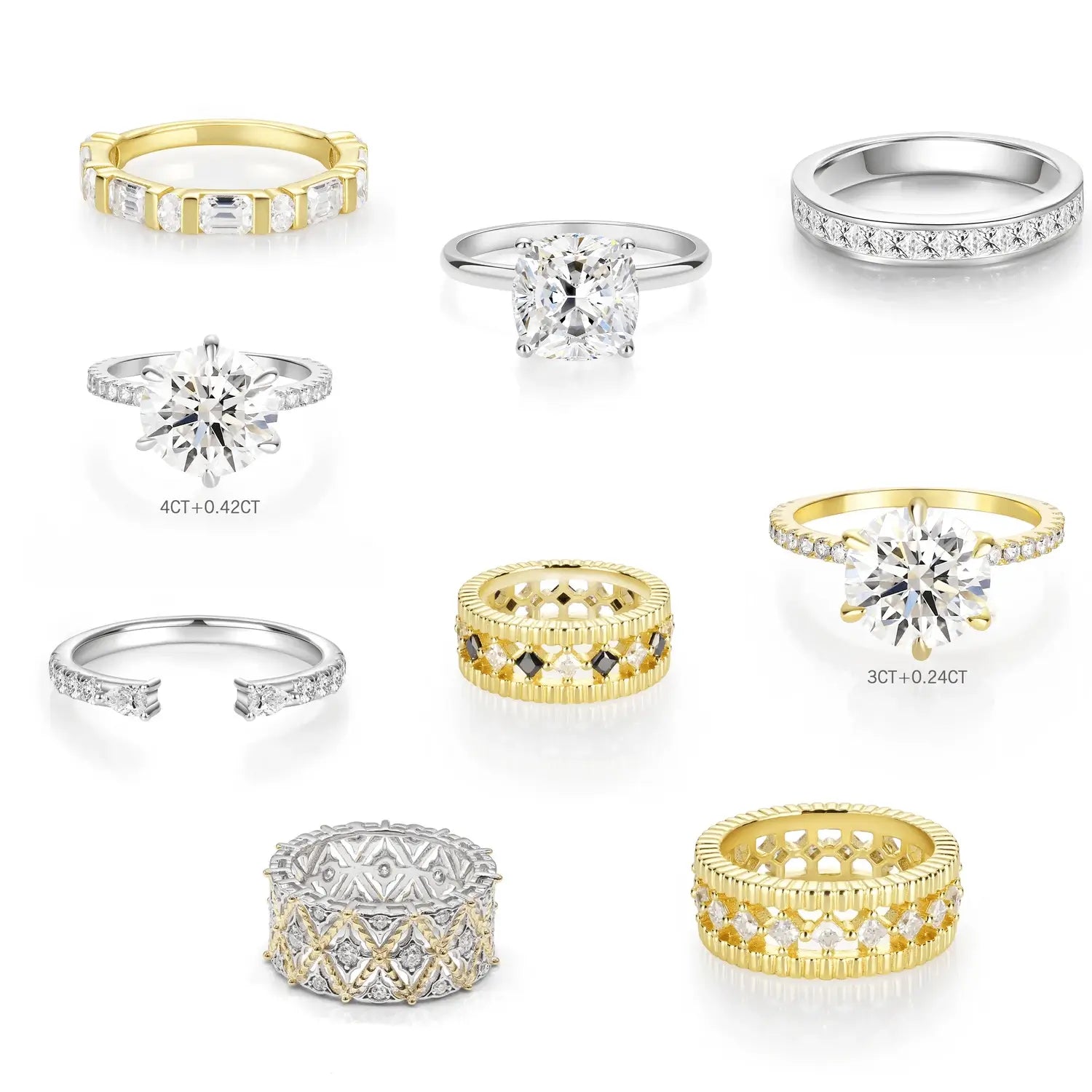 $139 Moissanite Mystery Box – Get Mix 2 Rings
