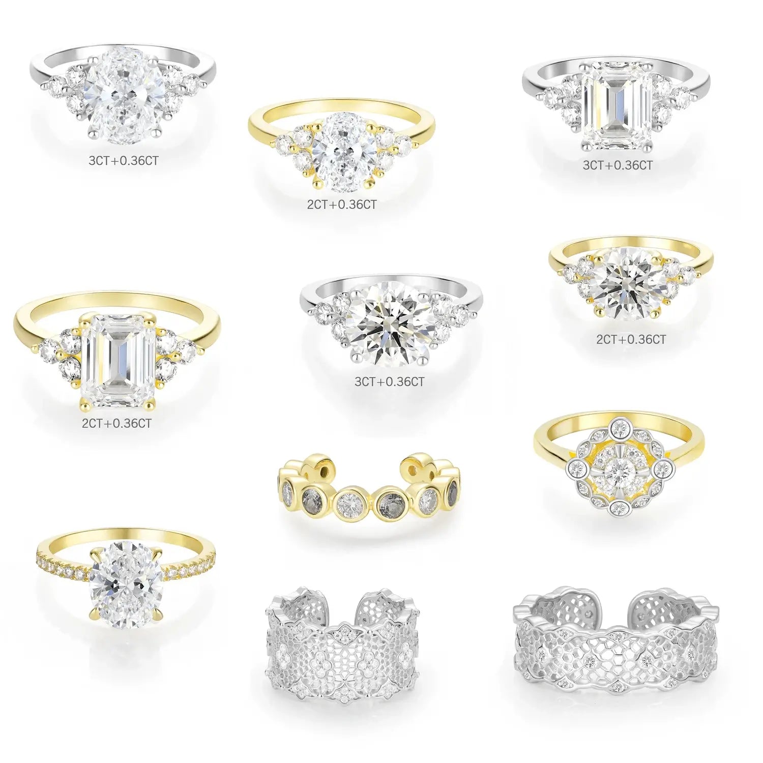 $139 Moissanite Mystery Box – Get Mix 2 Rings