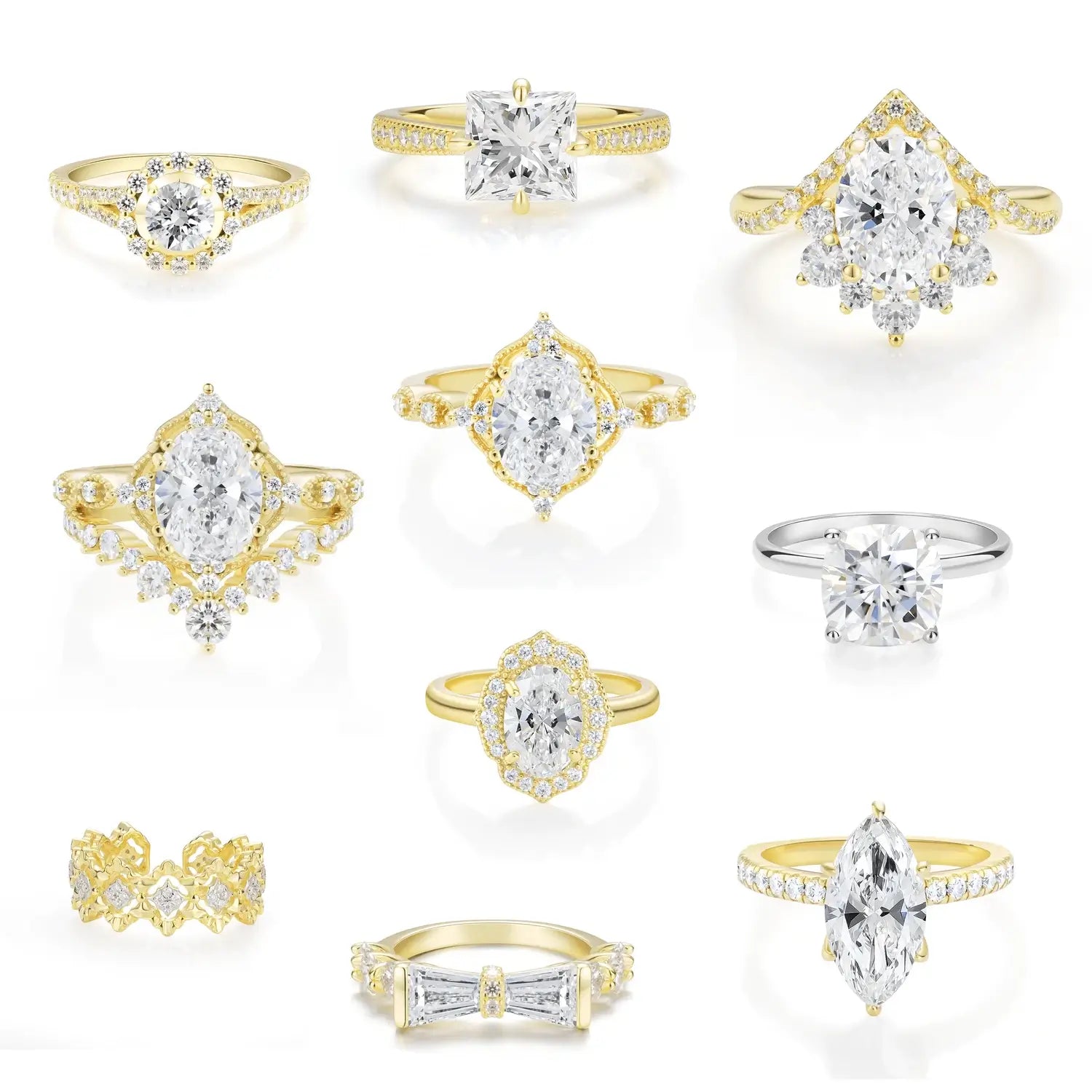 $139 Moissanite Mystery Box – Get Mix 2 Rings