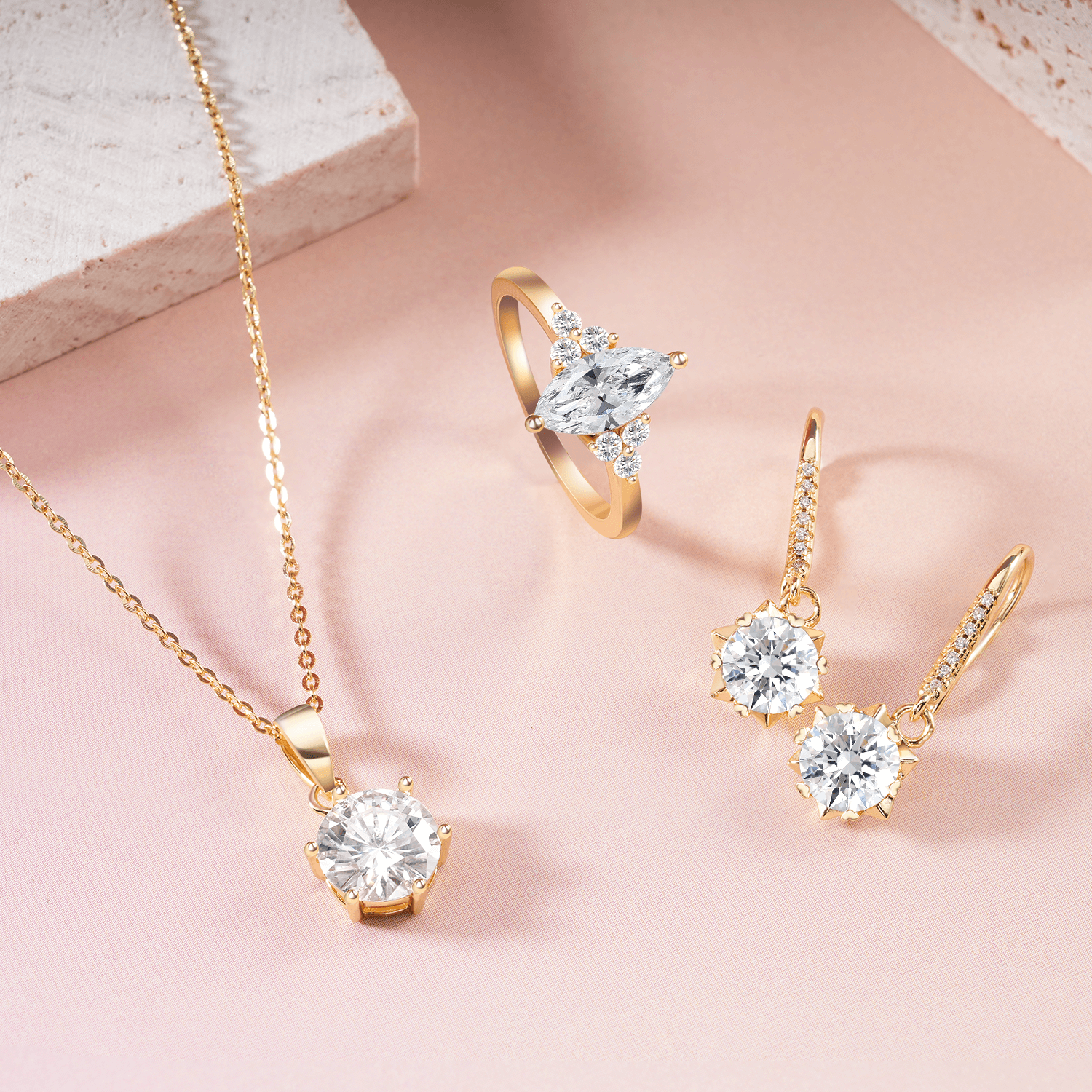 gemoiss necklace earrings ring