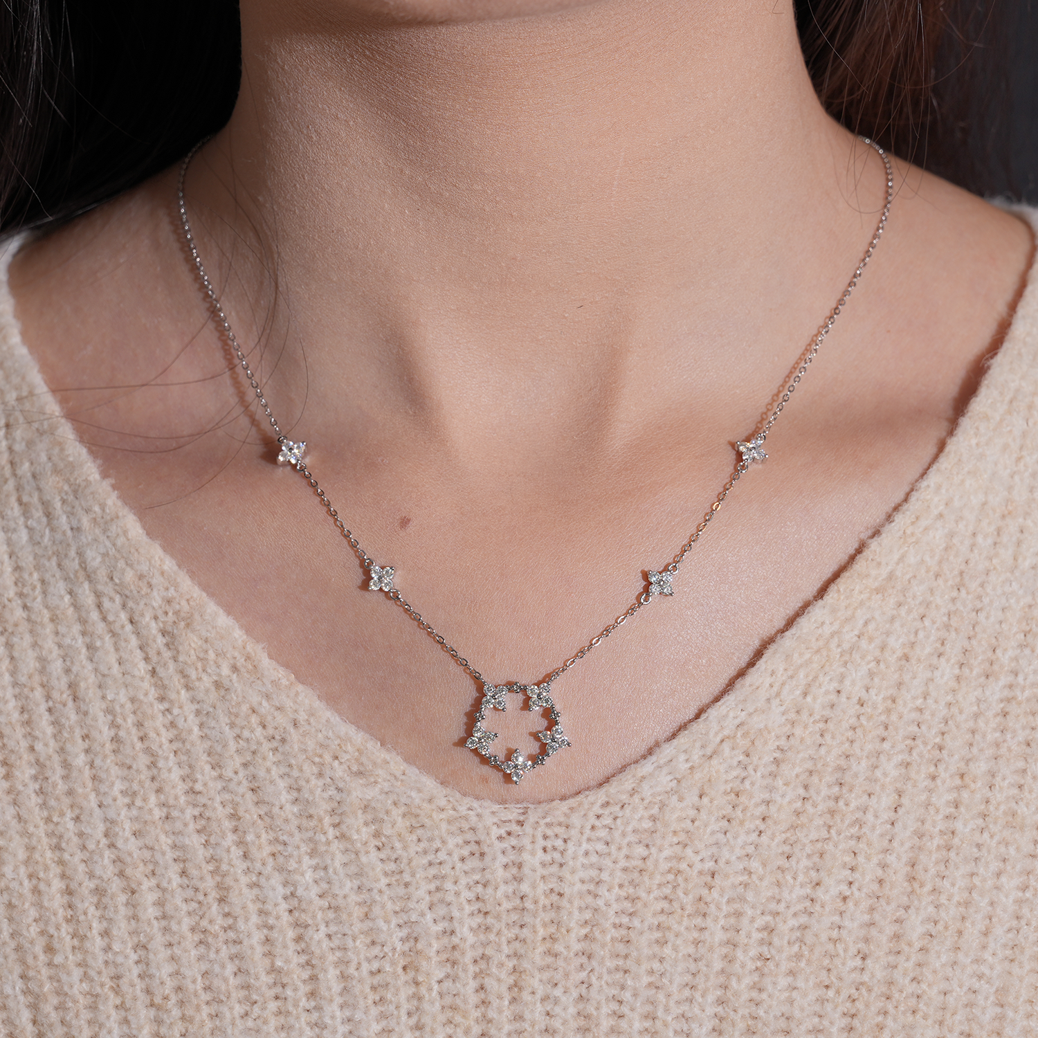 Dreamcatcher Star Moissanite Necklace