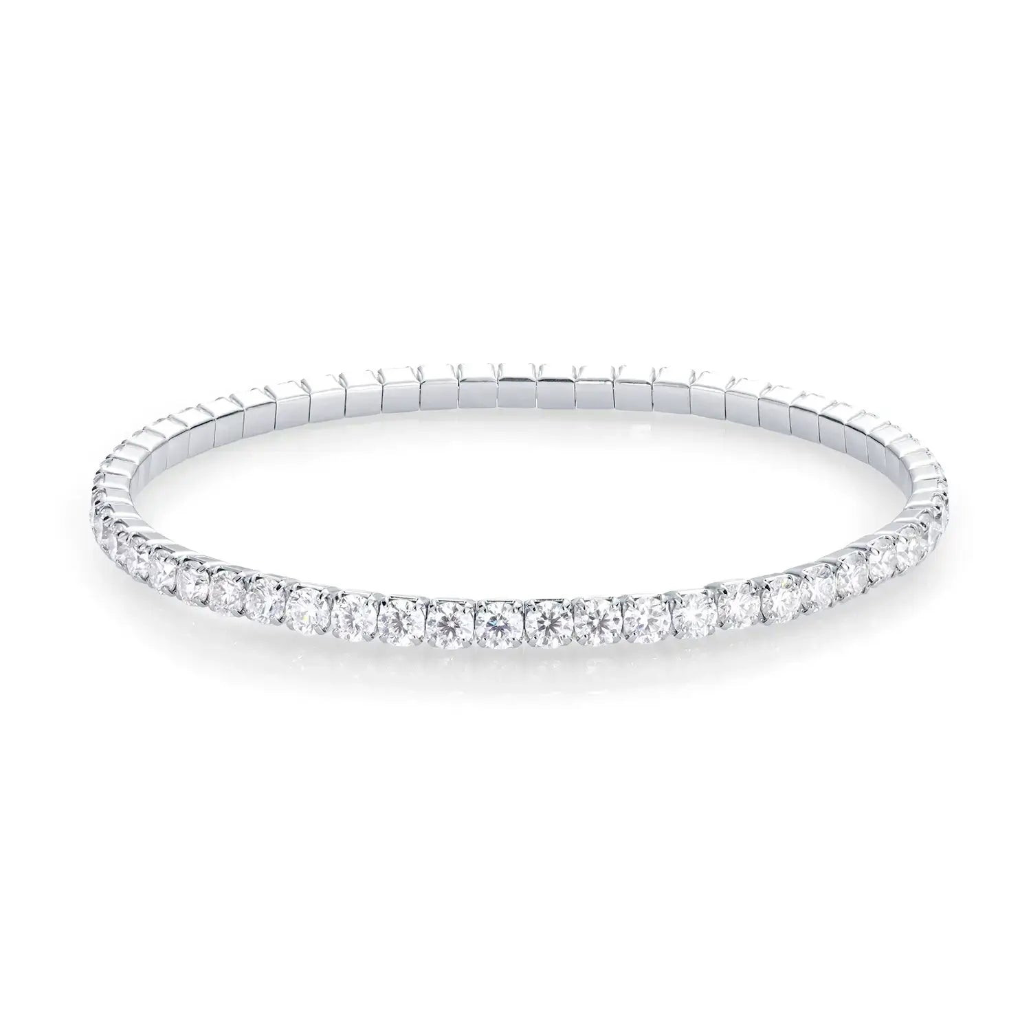Moissanite Diamond Elastic Tennis Chain bracelet