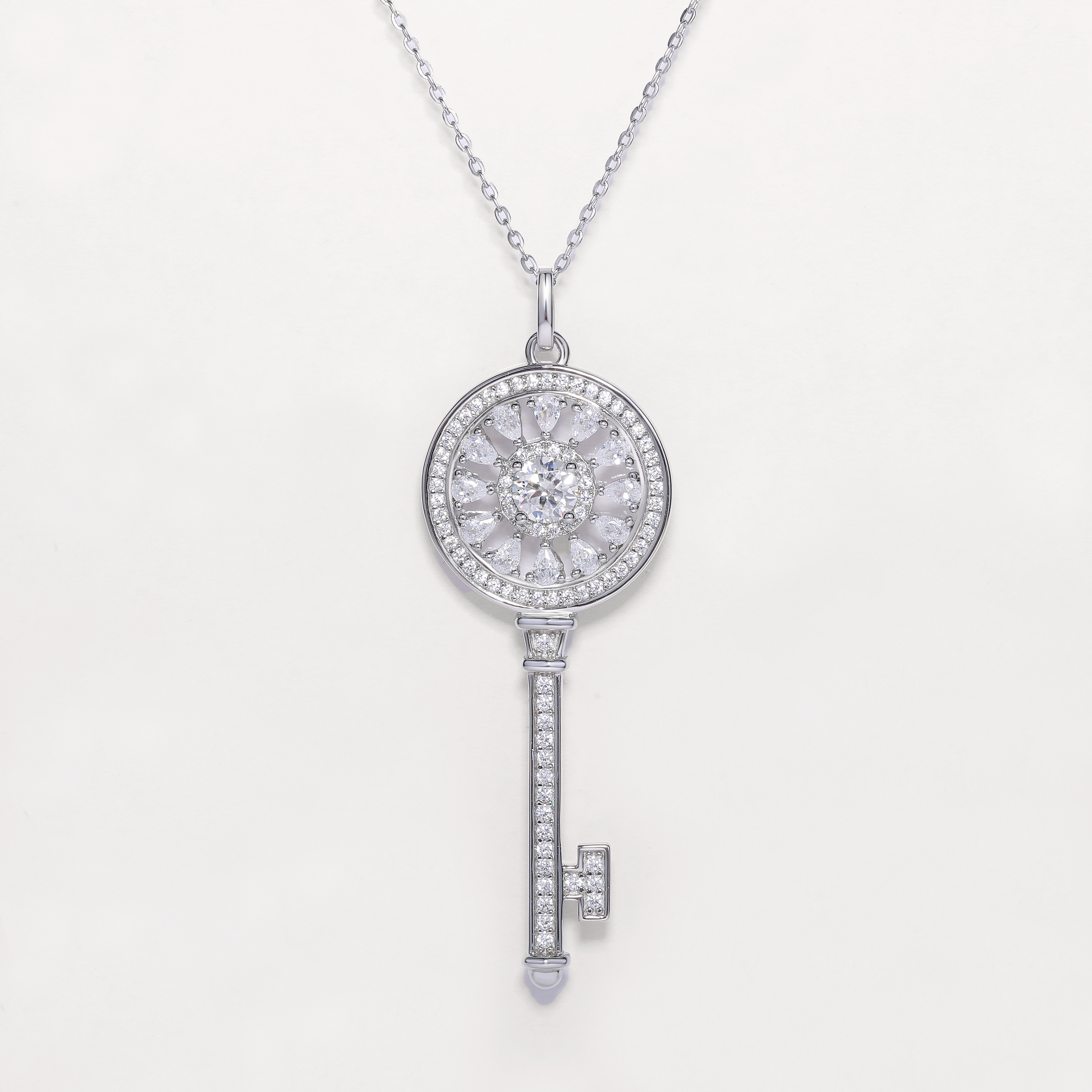 Dreamcatcher Key Moissanite Pendant