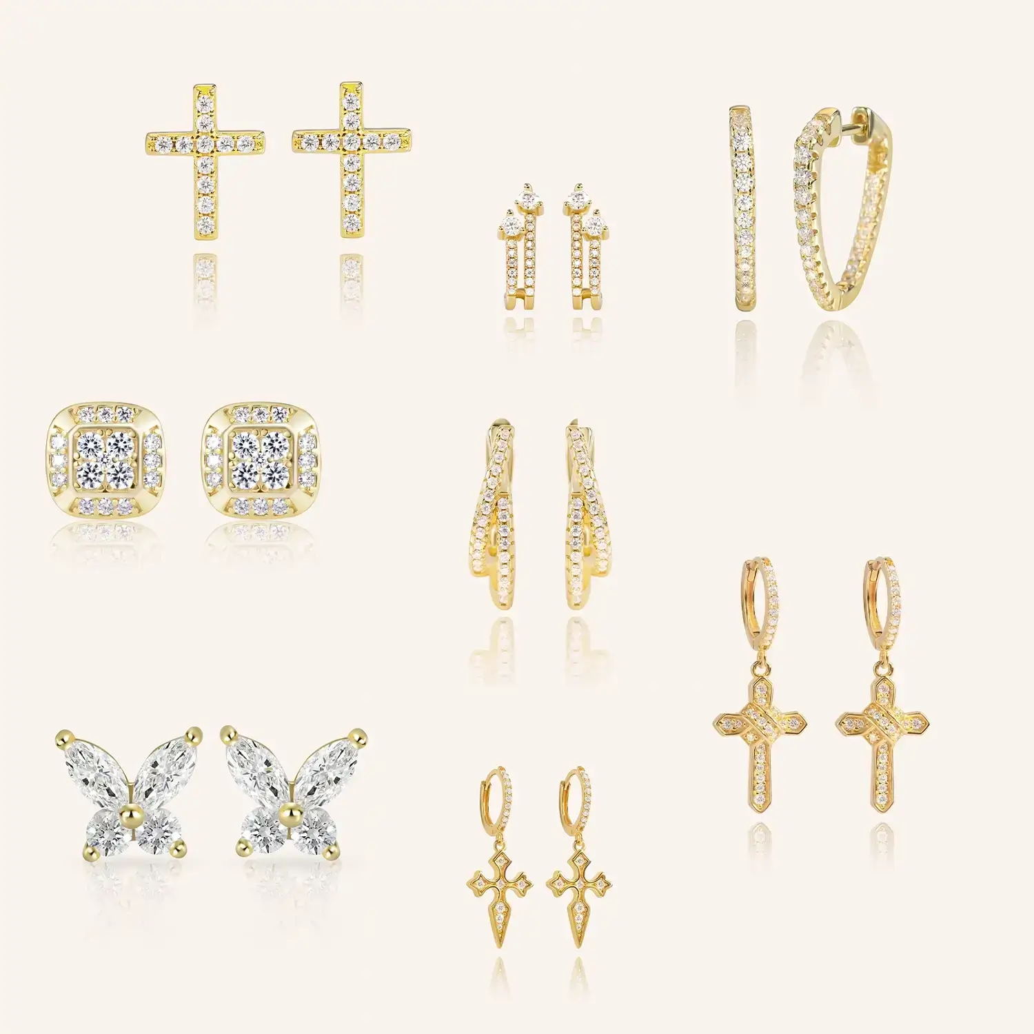 $109 Moissanite Mystery Box – Get Mix 2 Earrings